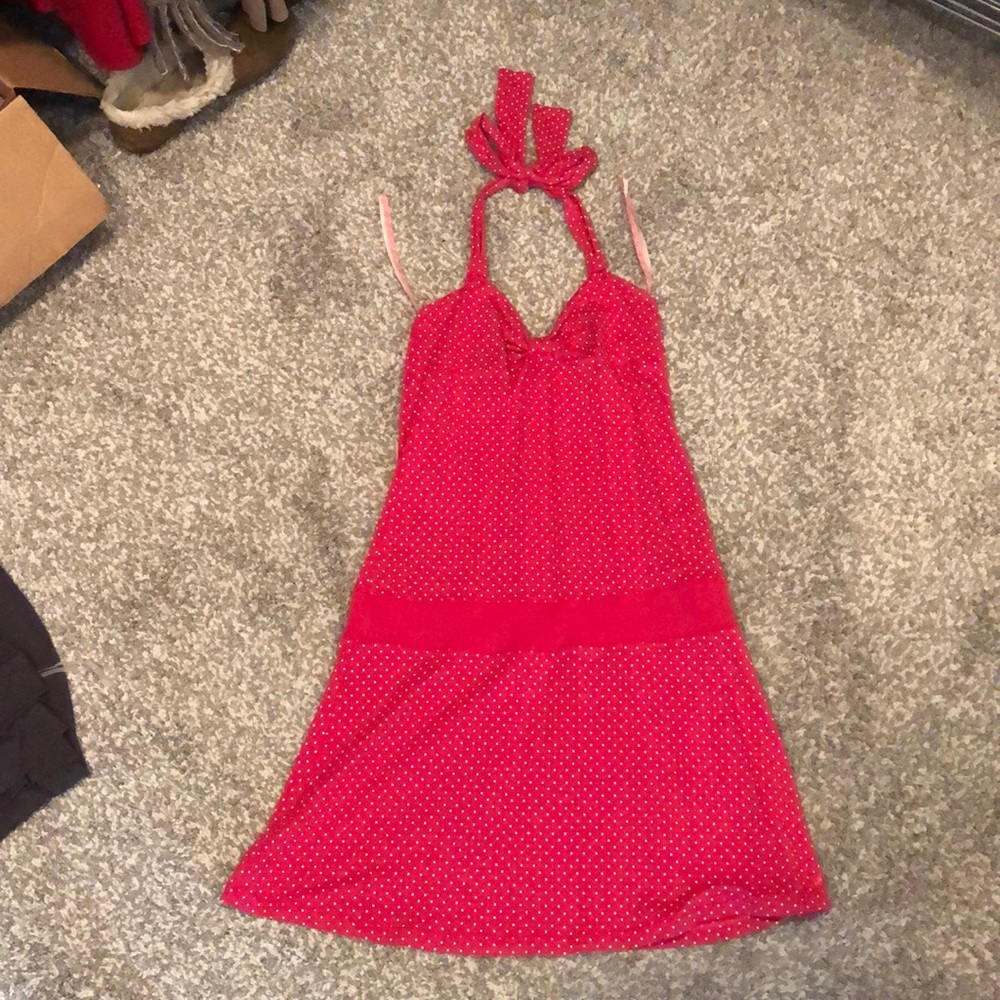 Red Polka Dot Summer Dress